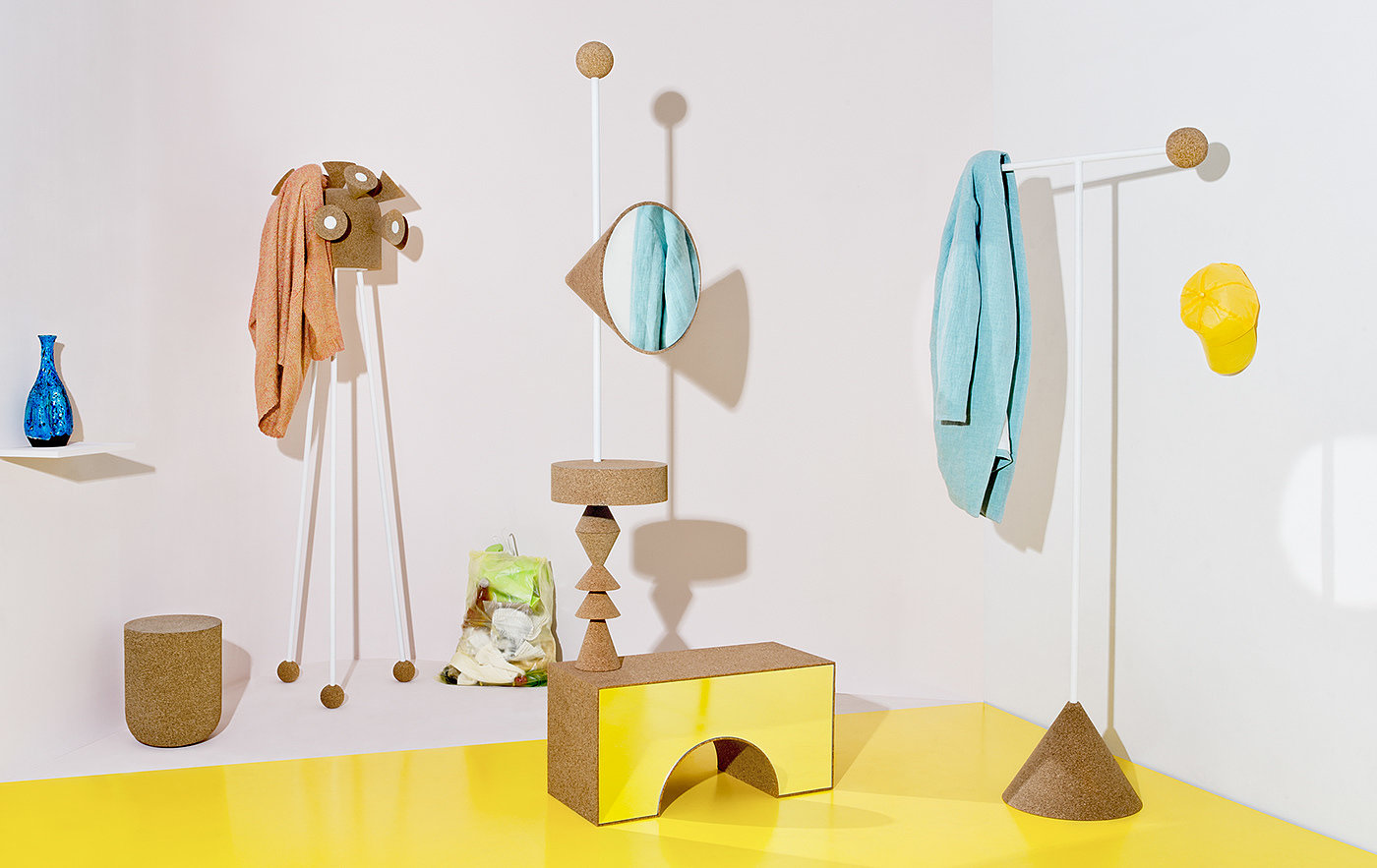 mirror，Coat rack，Anna Štěpánková，