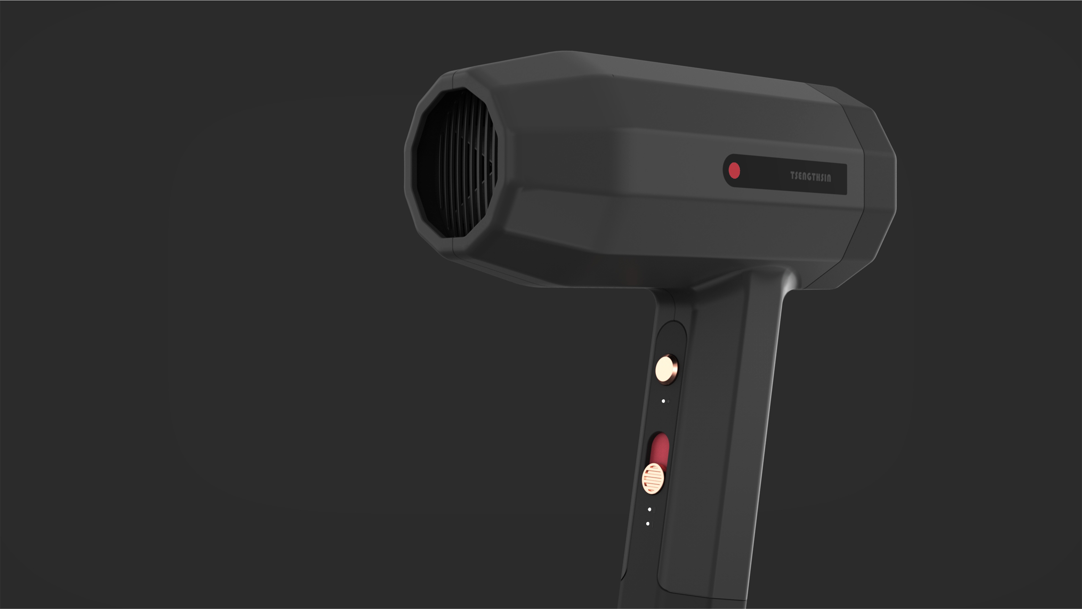 hair drier，household electrical appliances，Render，