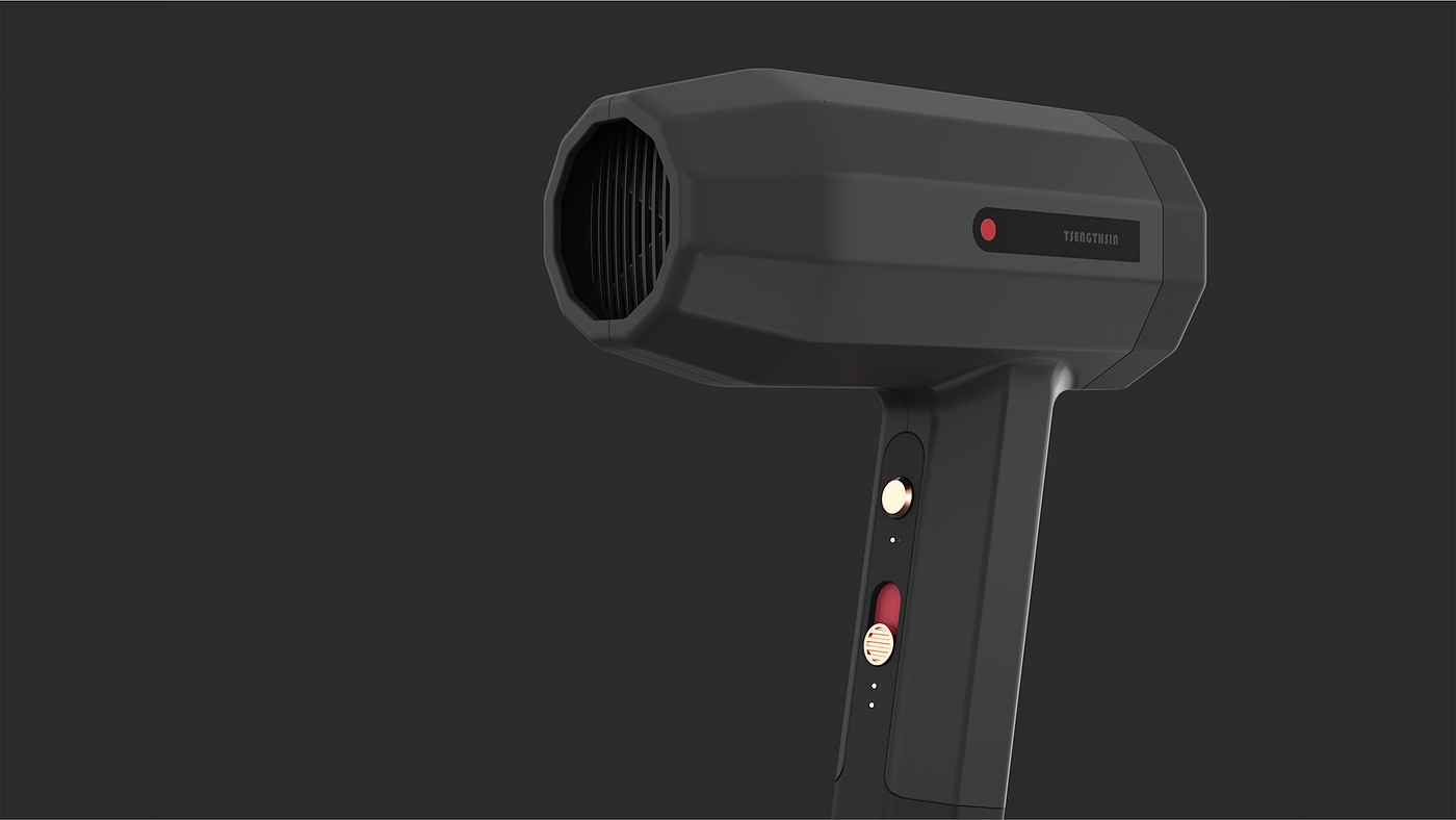 hair drier，household electrical appliances，Render，