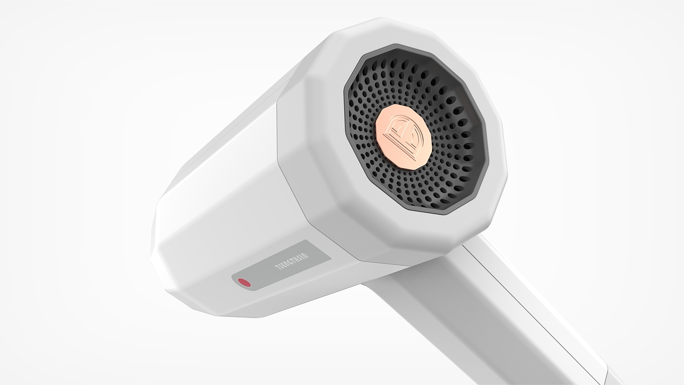 hair drier，household electrical appliances，Render，