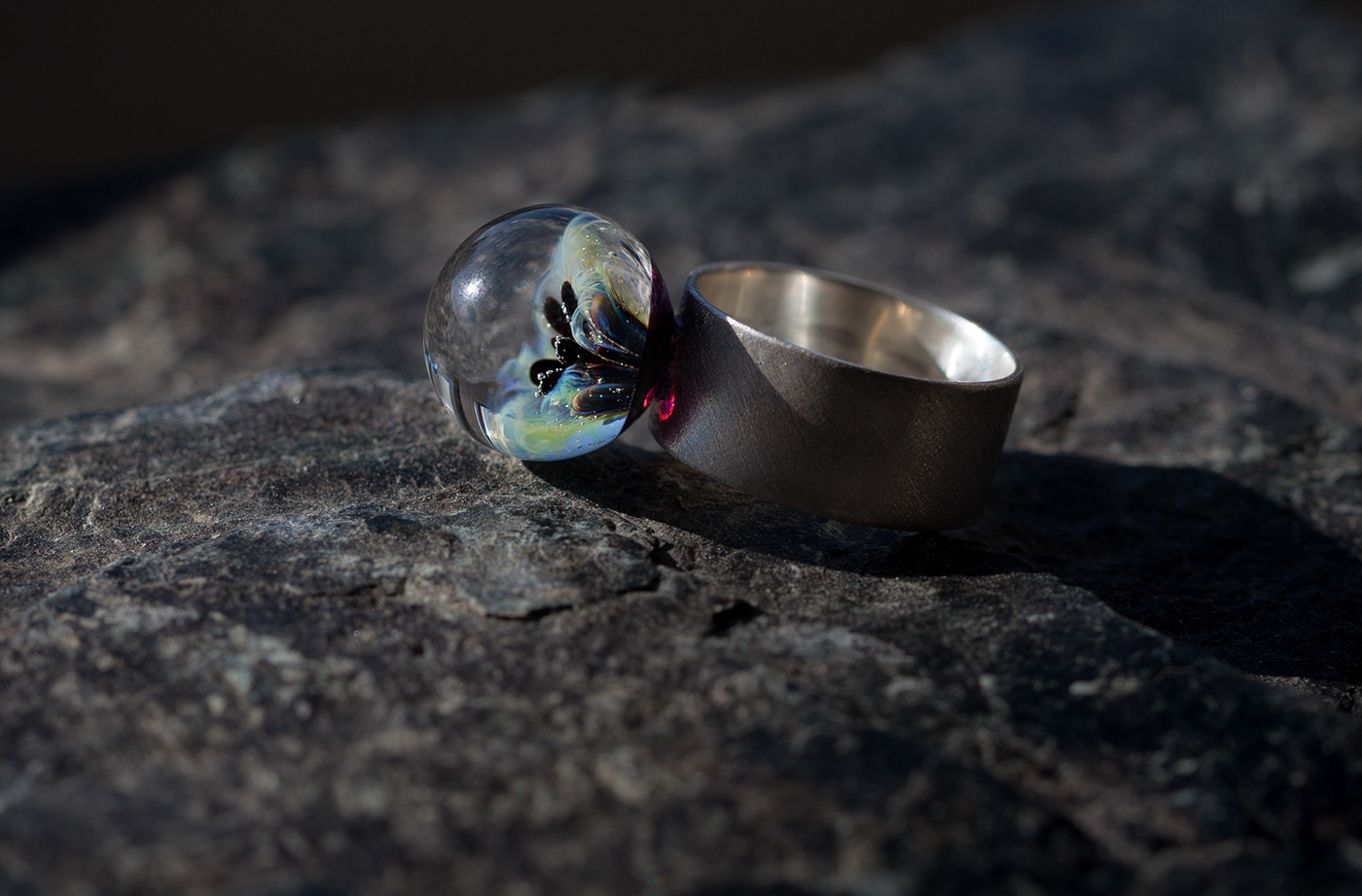 Glass，Ring，Accessories，Lesya Andreeva，Color painting，Pendant，