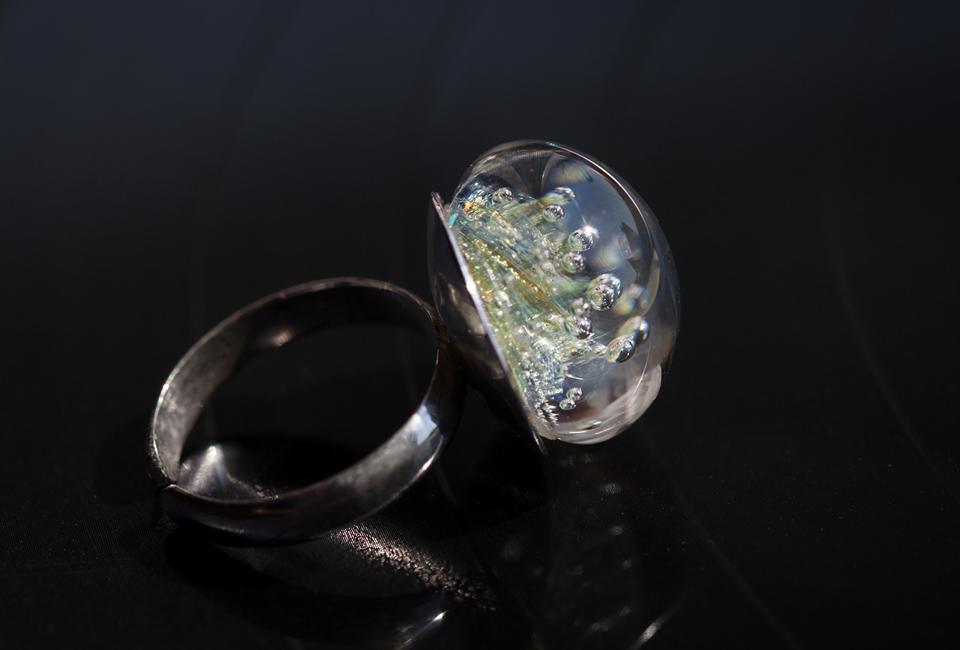 Glass，Ring，Accessories，Lesya Andreeva，Color painting，Pendant，