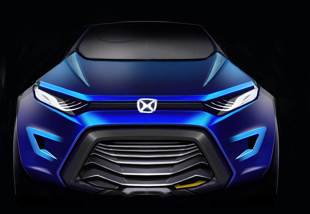 Simple and generous shape，industrial design，Concept Car，Intelligent technology，Excellent performance，