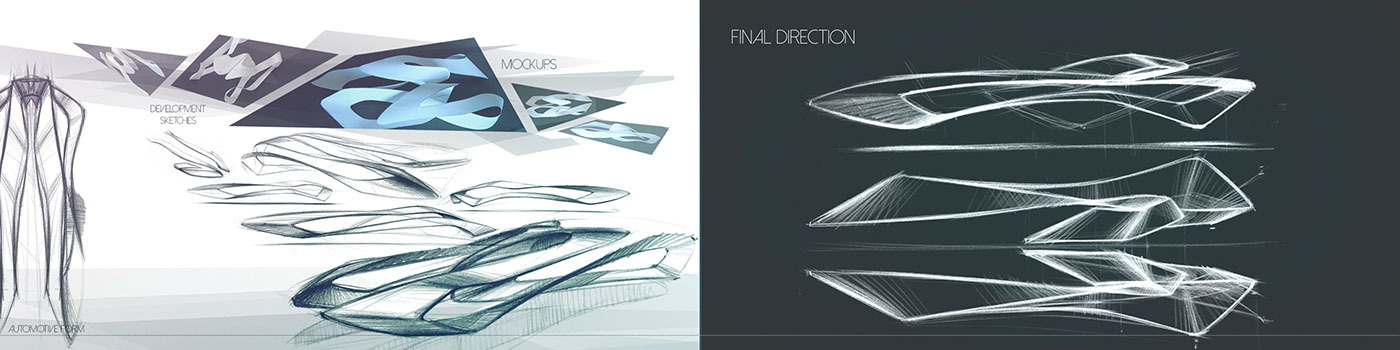 Industrial product design，Automobile design，sketch，i-camp，Digital plate，