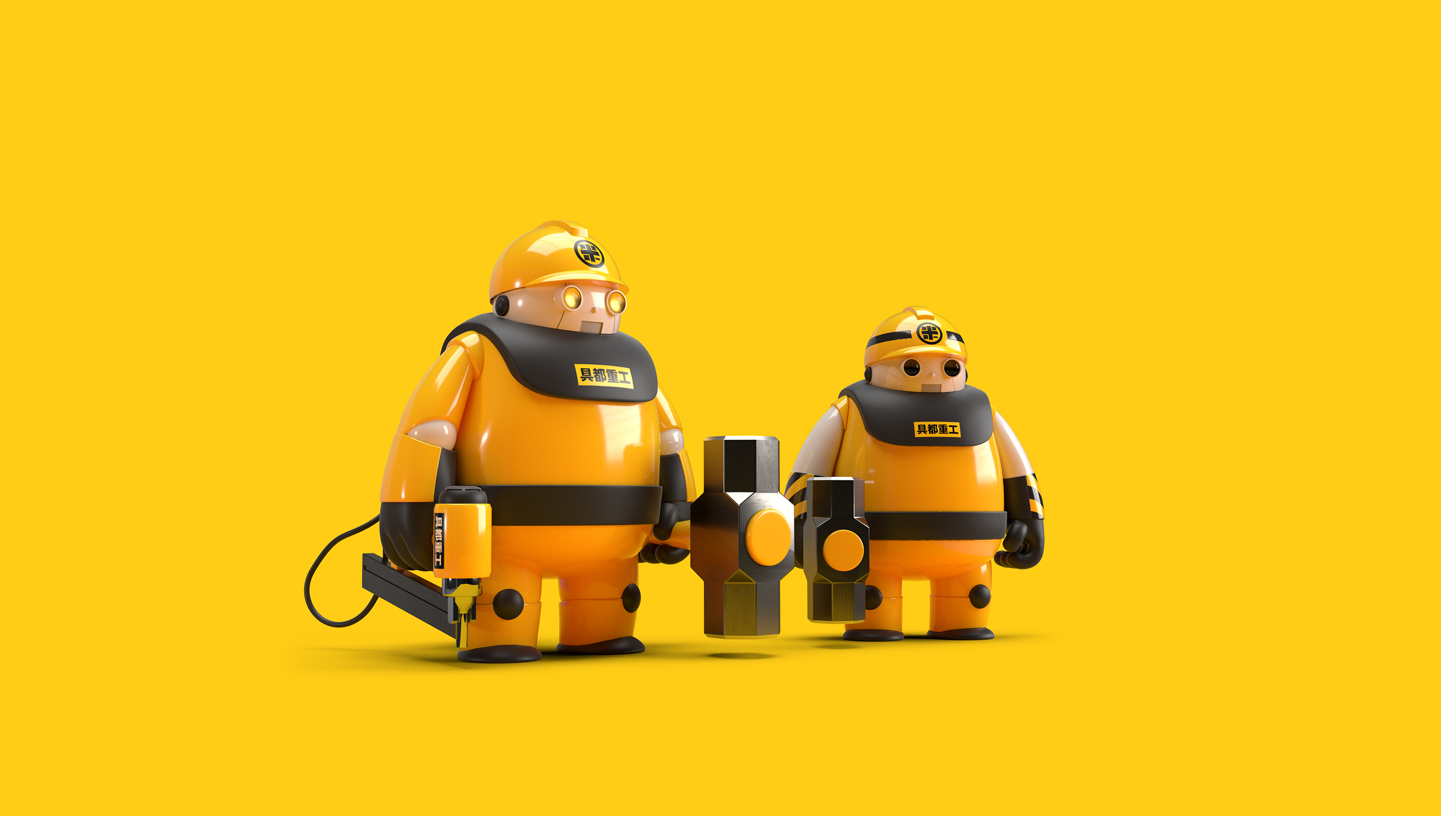 doll，industrial design，worker，