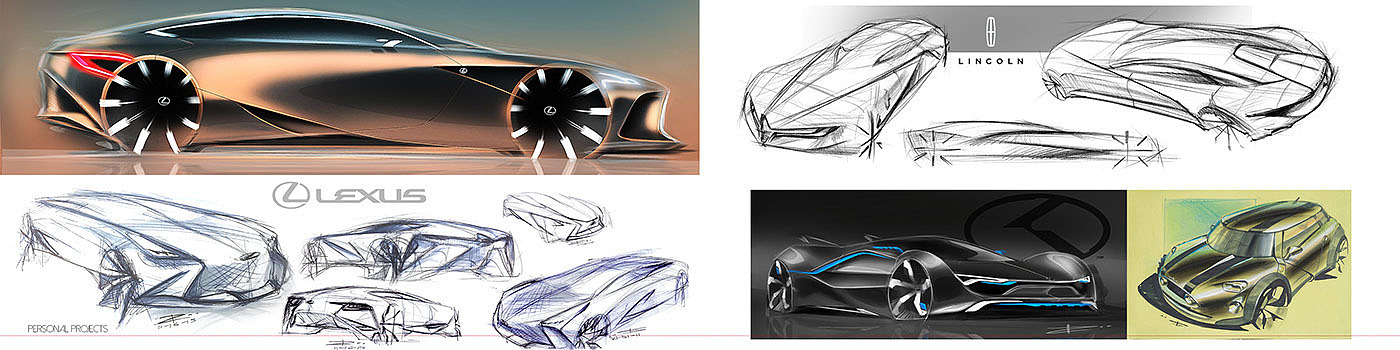 工业产品设计，汽车设计，sketch，i-camp，数位板，