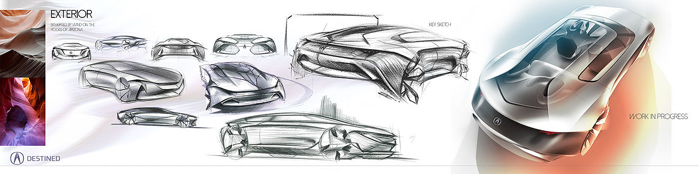 Industrial product design，Automobile design，sketch，i-camp，Digital plate，