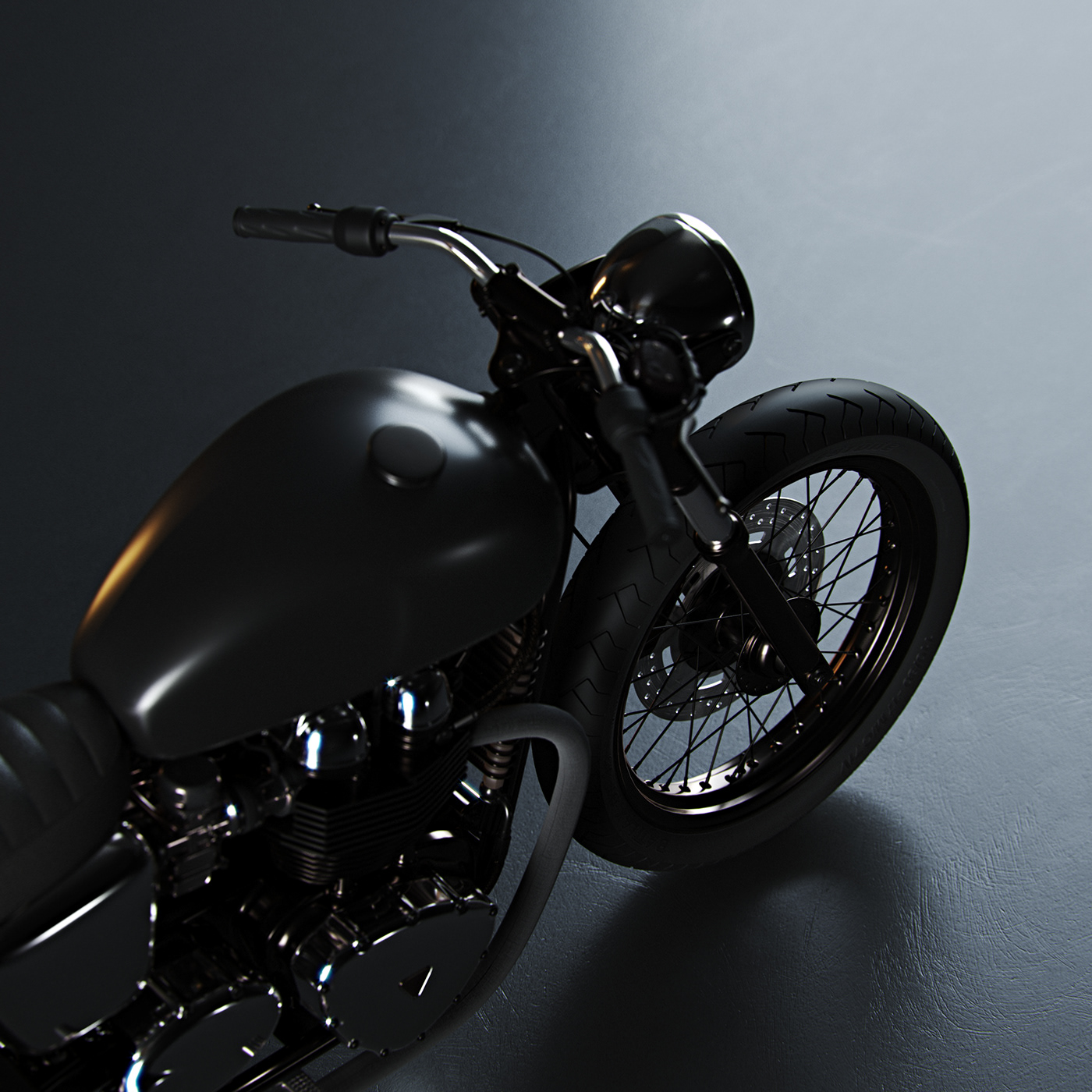 black，motorcycle，Mitaka Dimov，Triumph Bonneville，Victory Bonneville，Render，