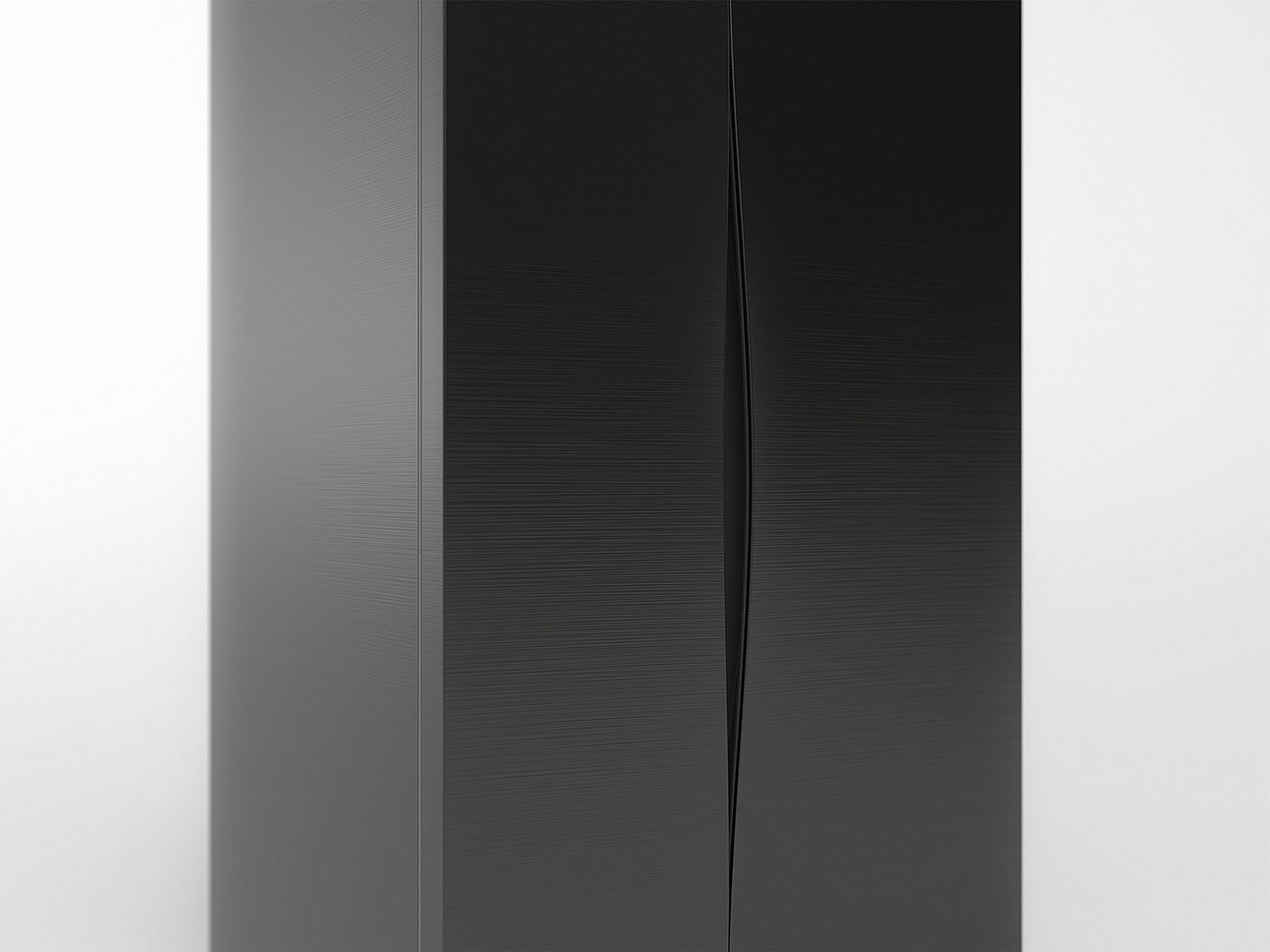 Crevice，韩国，冰箱，黑色，
