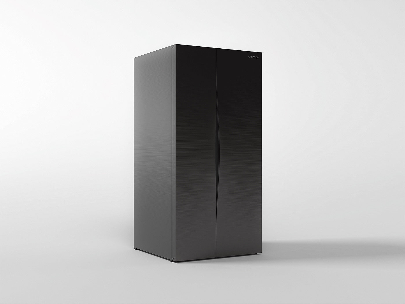 Crevice，the republic of korea，Refrigerator，black，