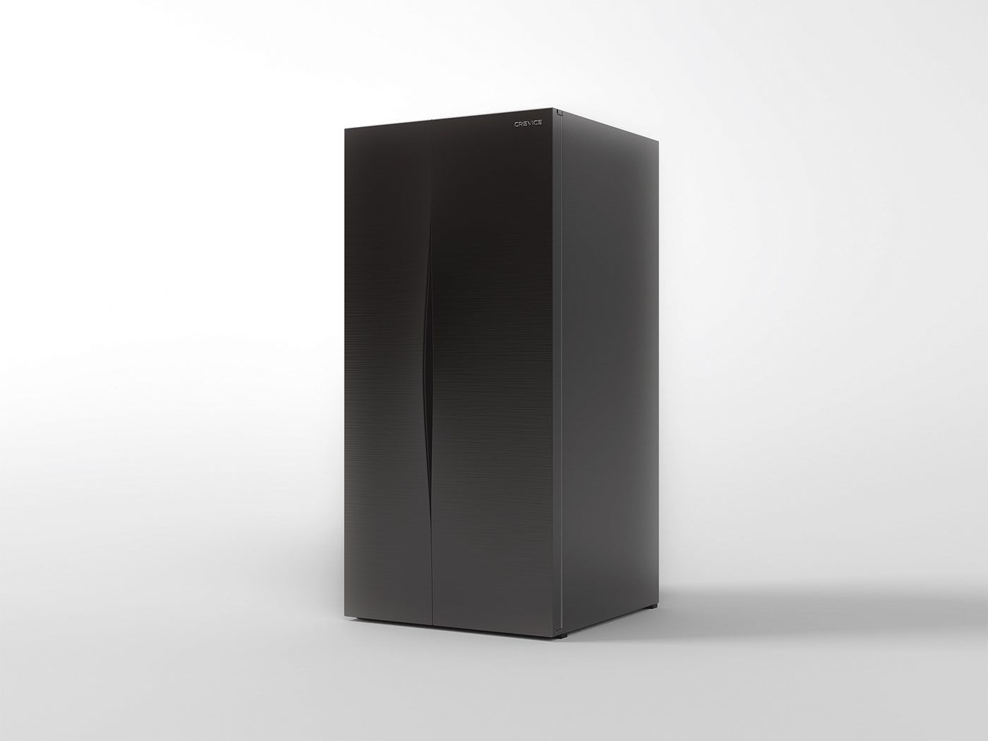 Crevice，the republic of korea，Refrigerator，black，