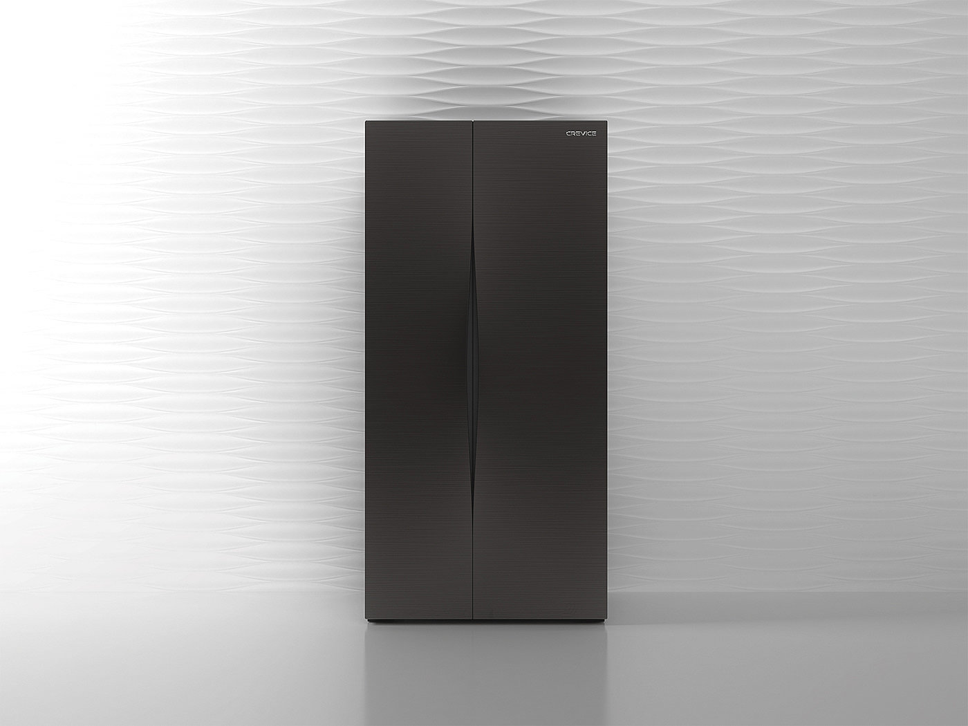 Crevice，the republic of korea，Refrigerator，black，