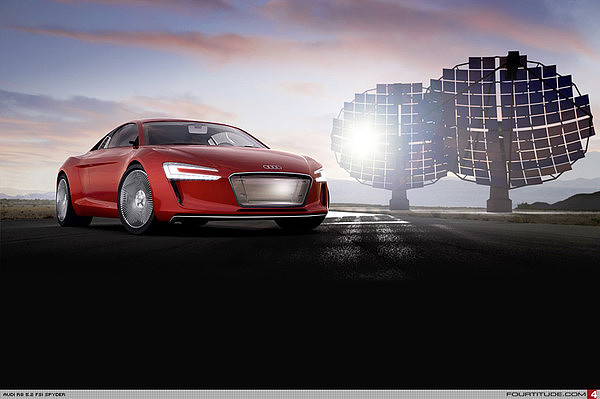 audi，led，
