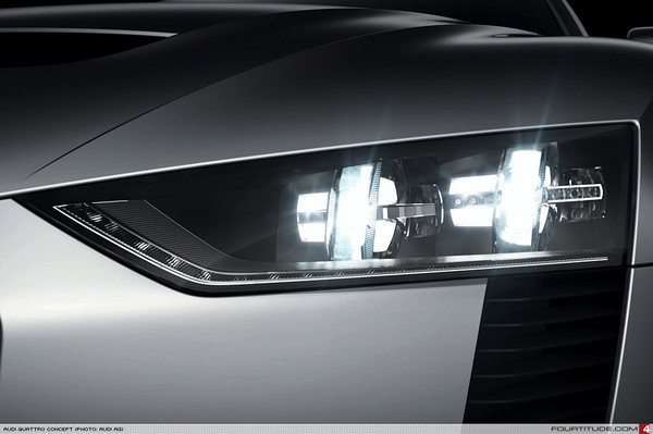 audi，led，