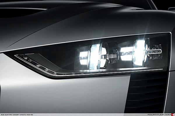 audi，led，