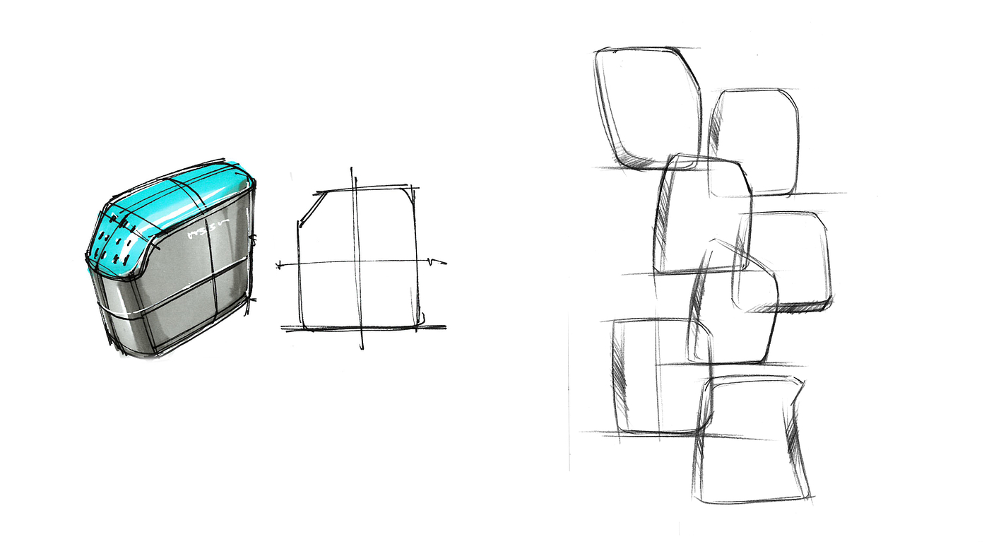 Humidifier，industrial design，product design，Shape guided thinking，Huangshan hand painting，