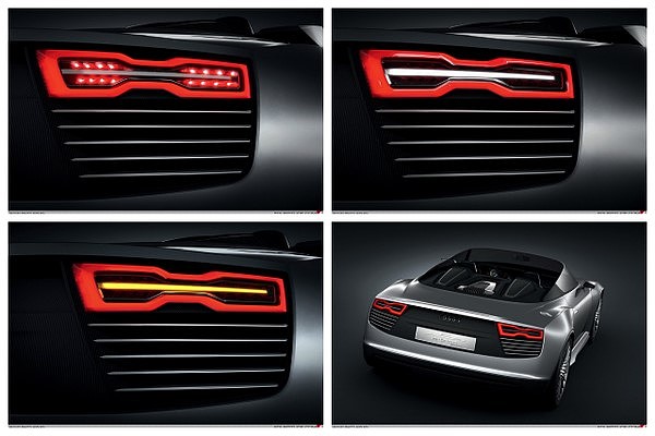 audi，led，