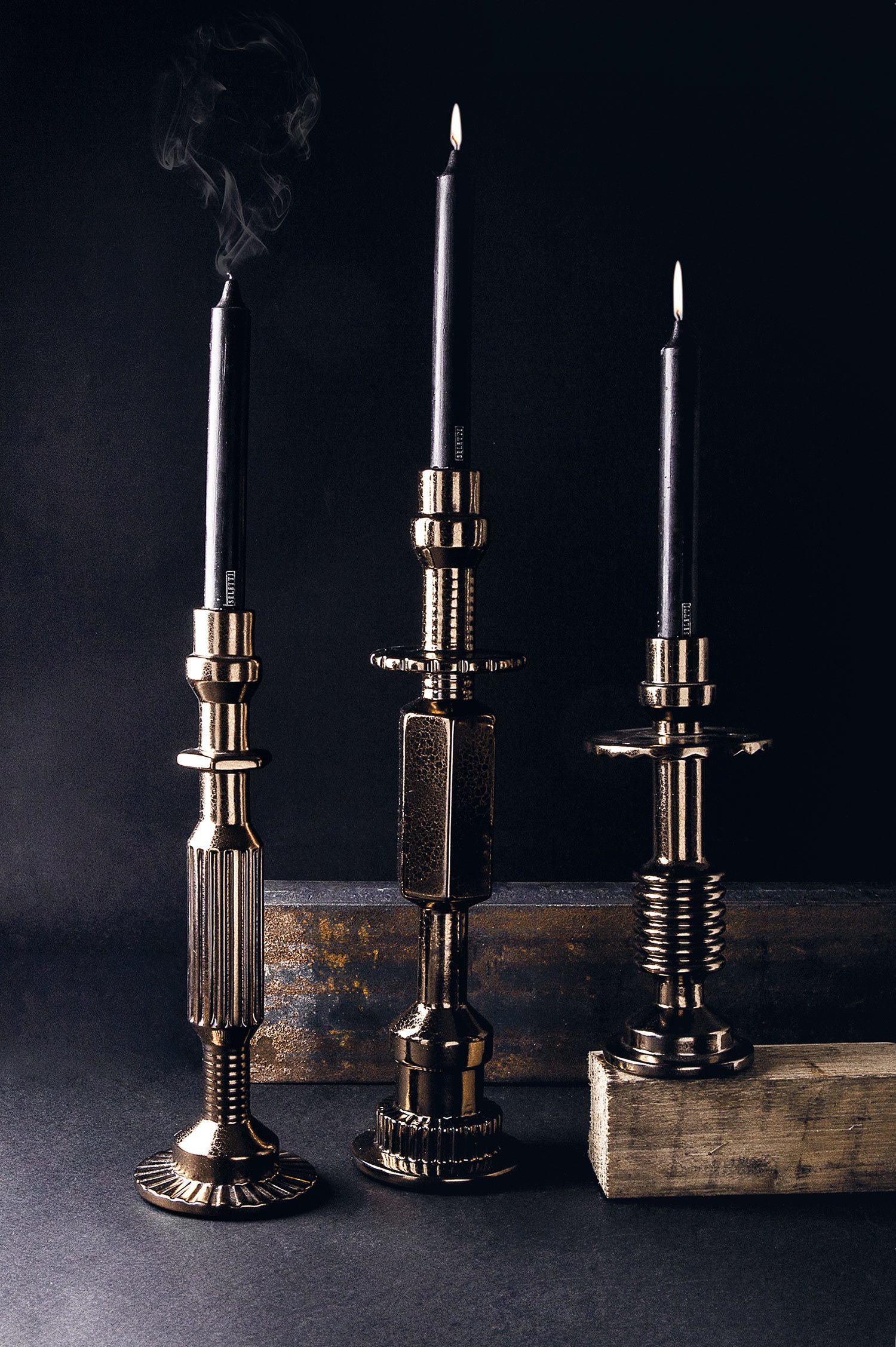 Candlestick，Industrial wind，Ornaments，Home Furnishing，Metal，