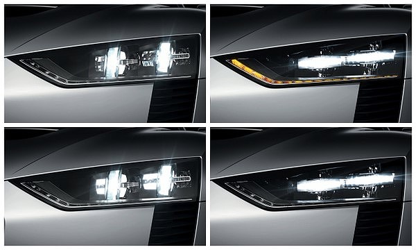 audi，led，
