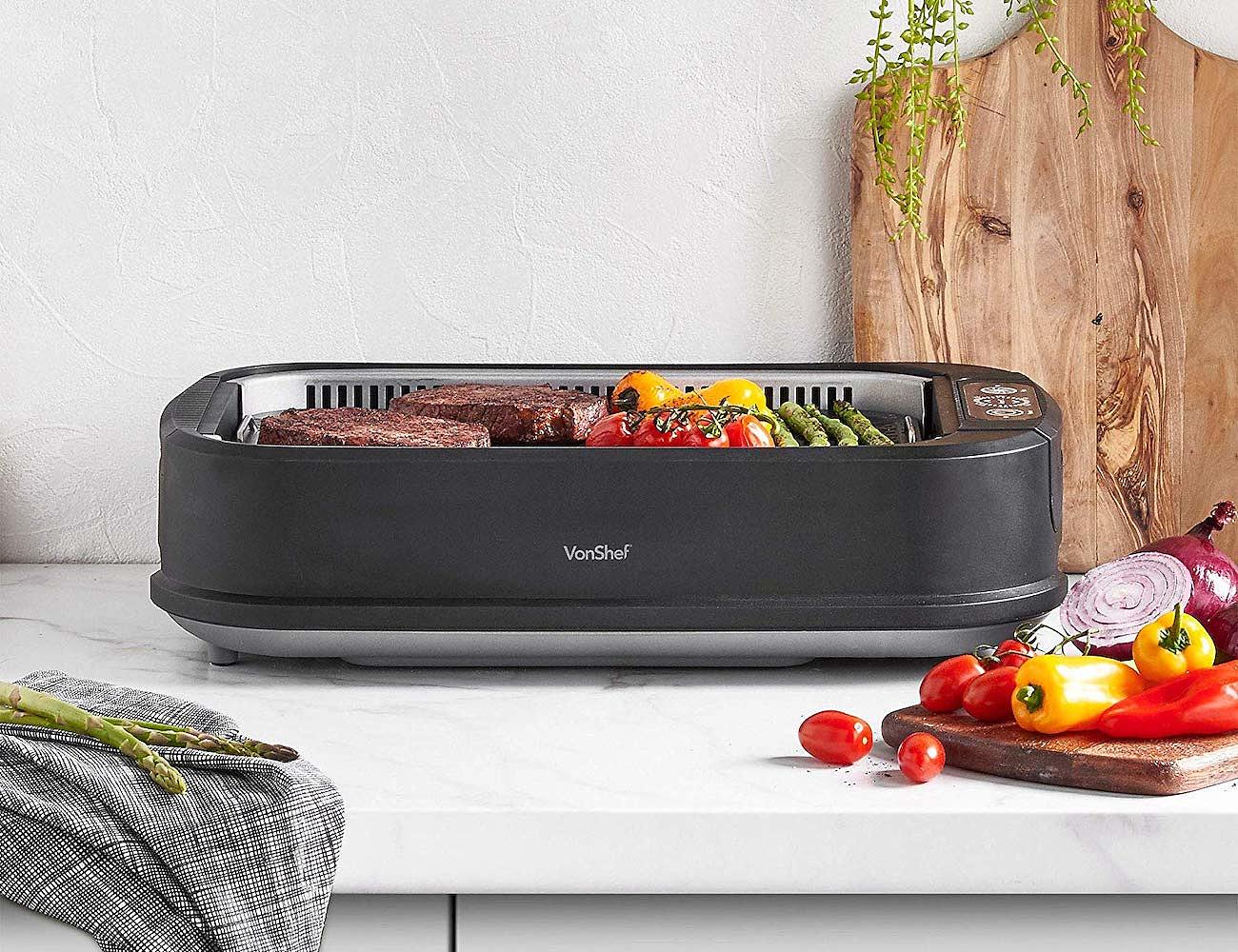 Electric grill，smokeless，Indoor barbecue，industrial design，product design，