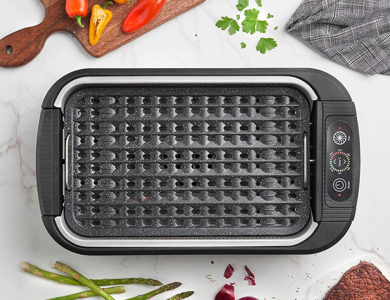 Electric grill，smokeless，Indoor barbecue，industrial design，product design，