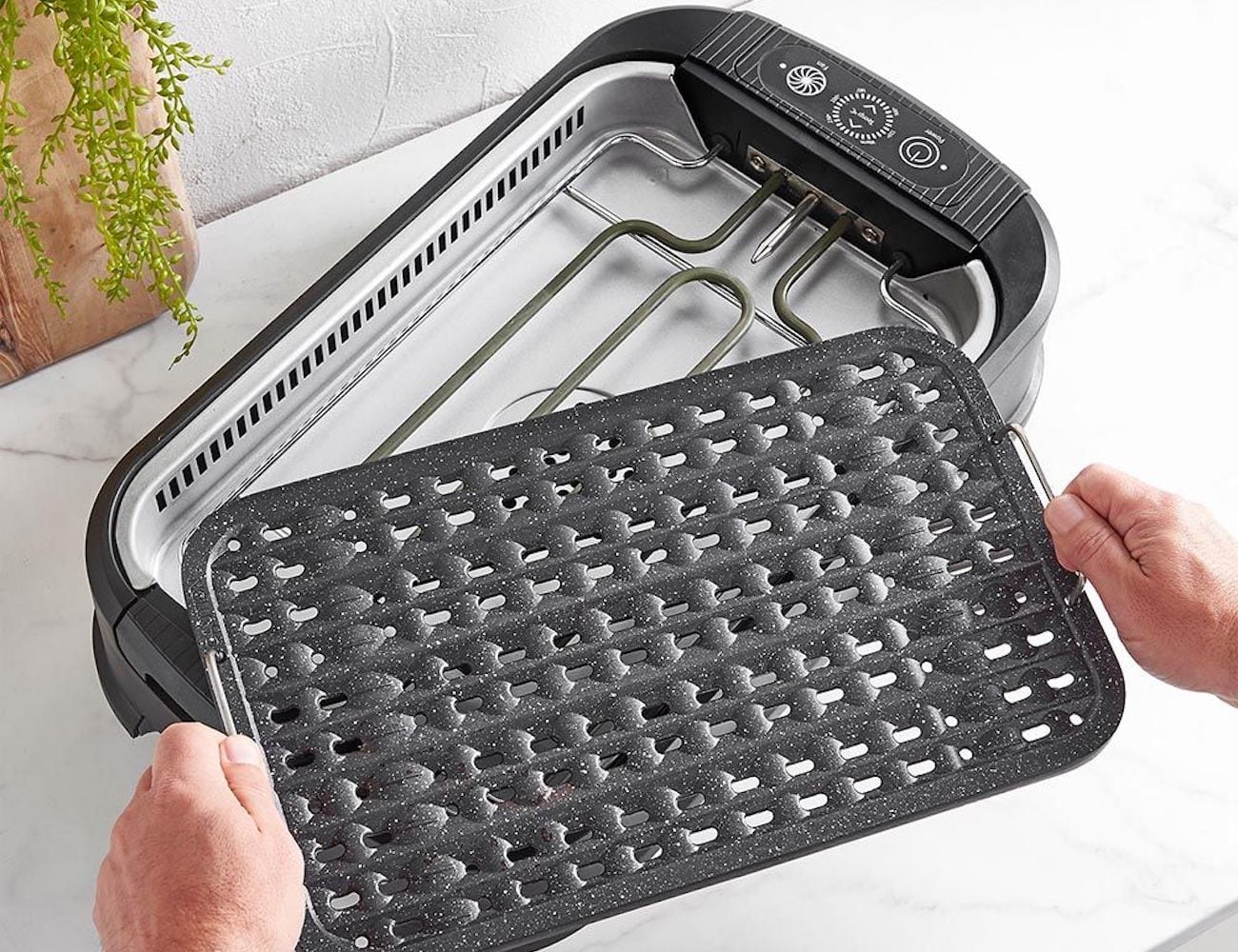 Electric grill，smokeless，Indoor barbecue，industrial design，product design，