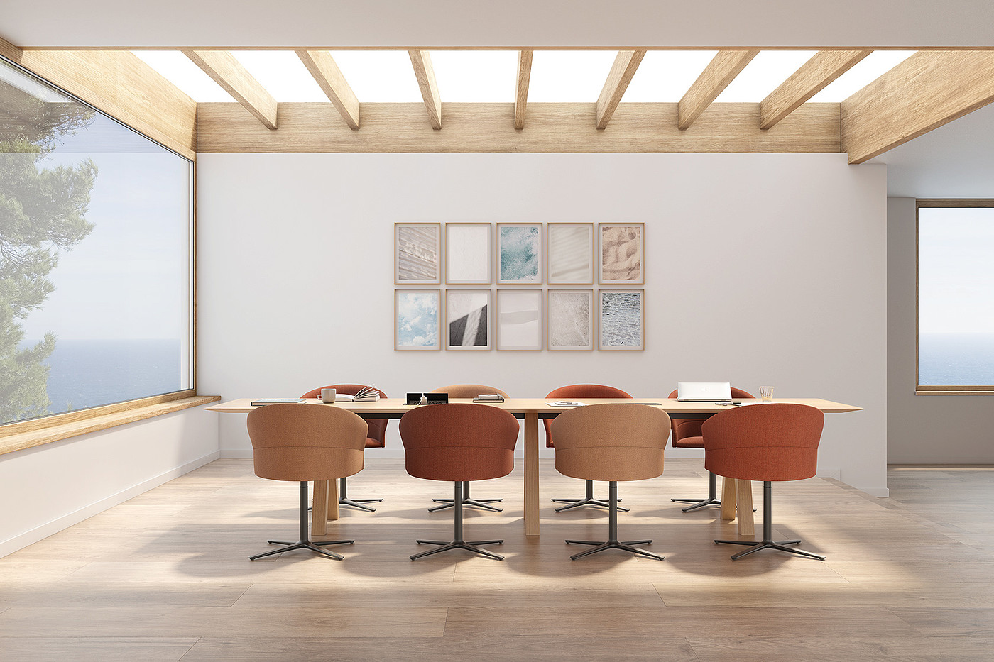 Minimalist design ，chair，cup，