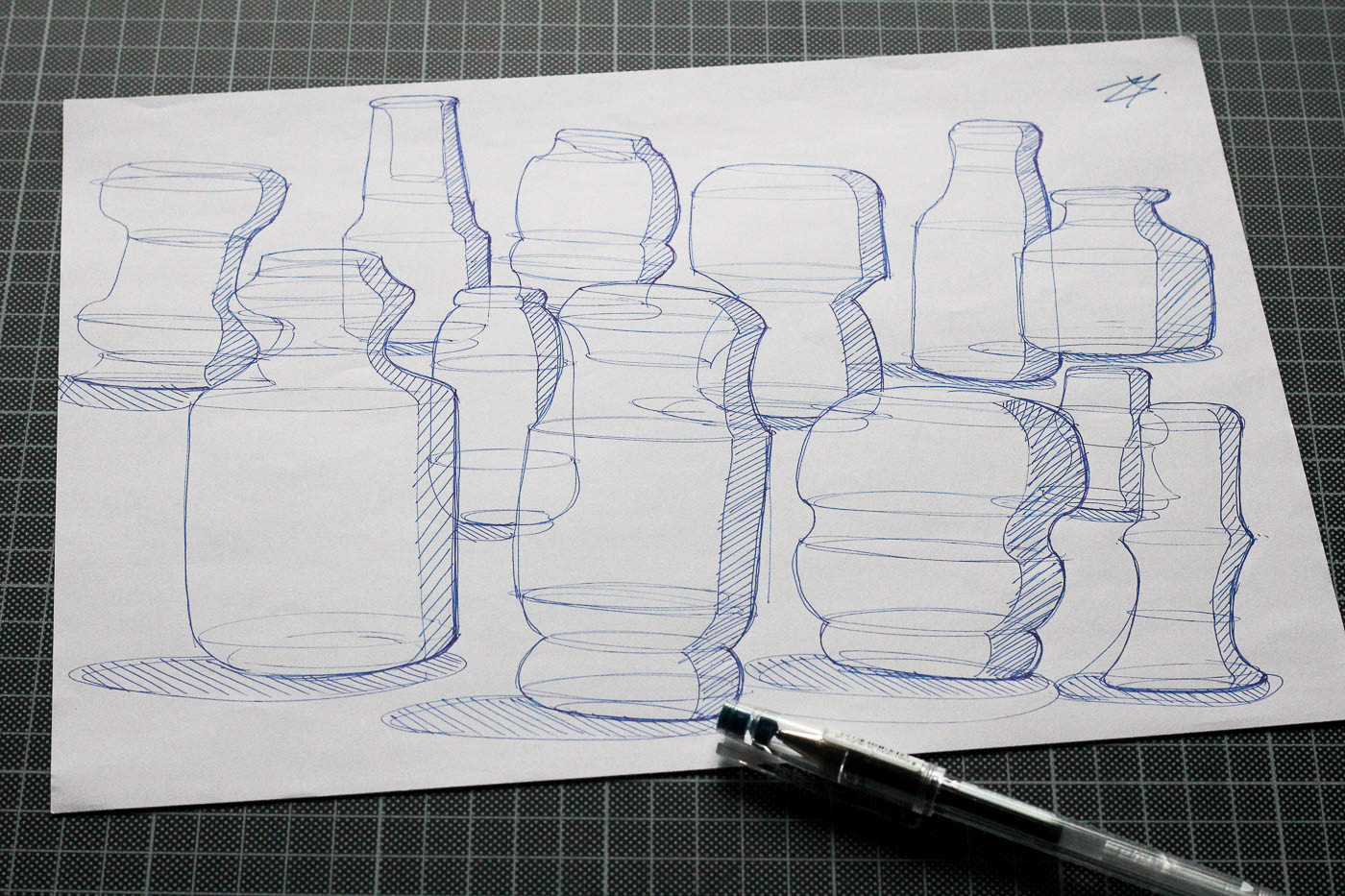 marker pen，draft，Hand drawn，