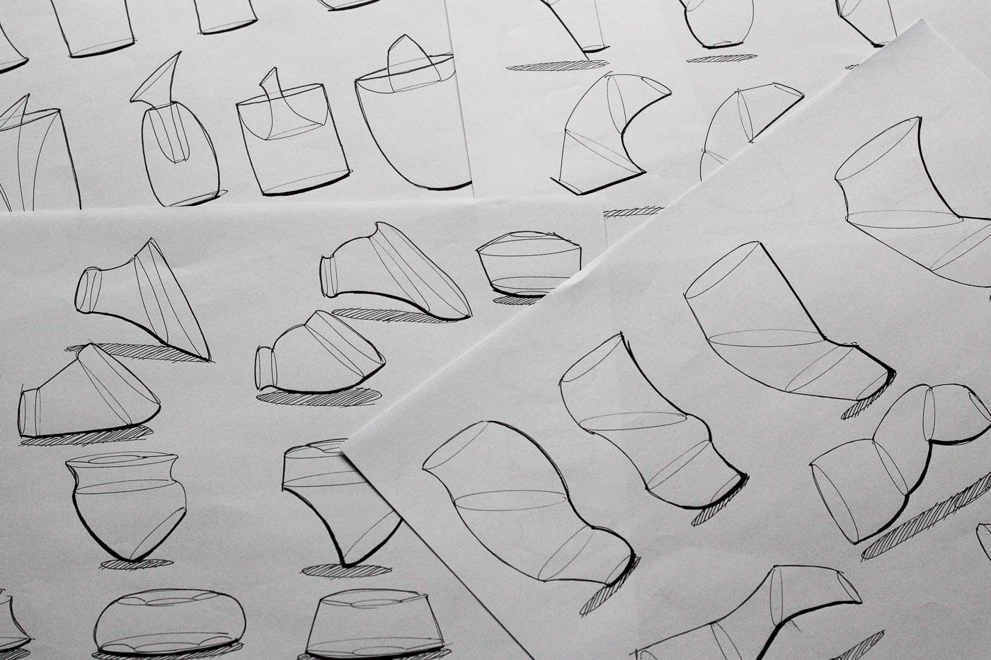 marker pen，draft，Hand drawn，