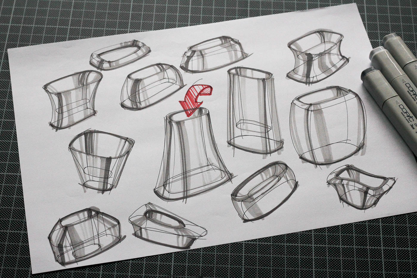 marker pen，draft，Hand drawn，