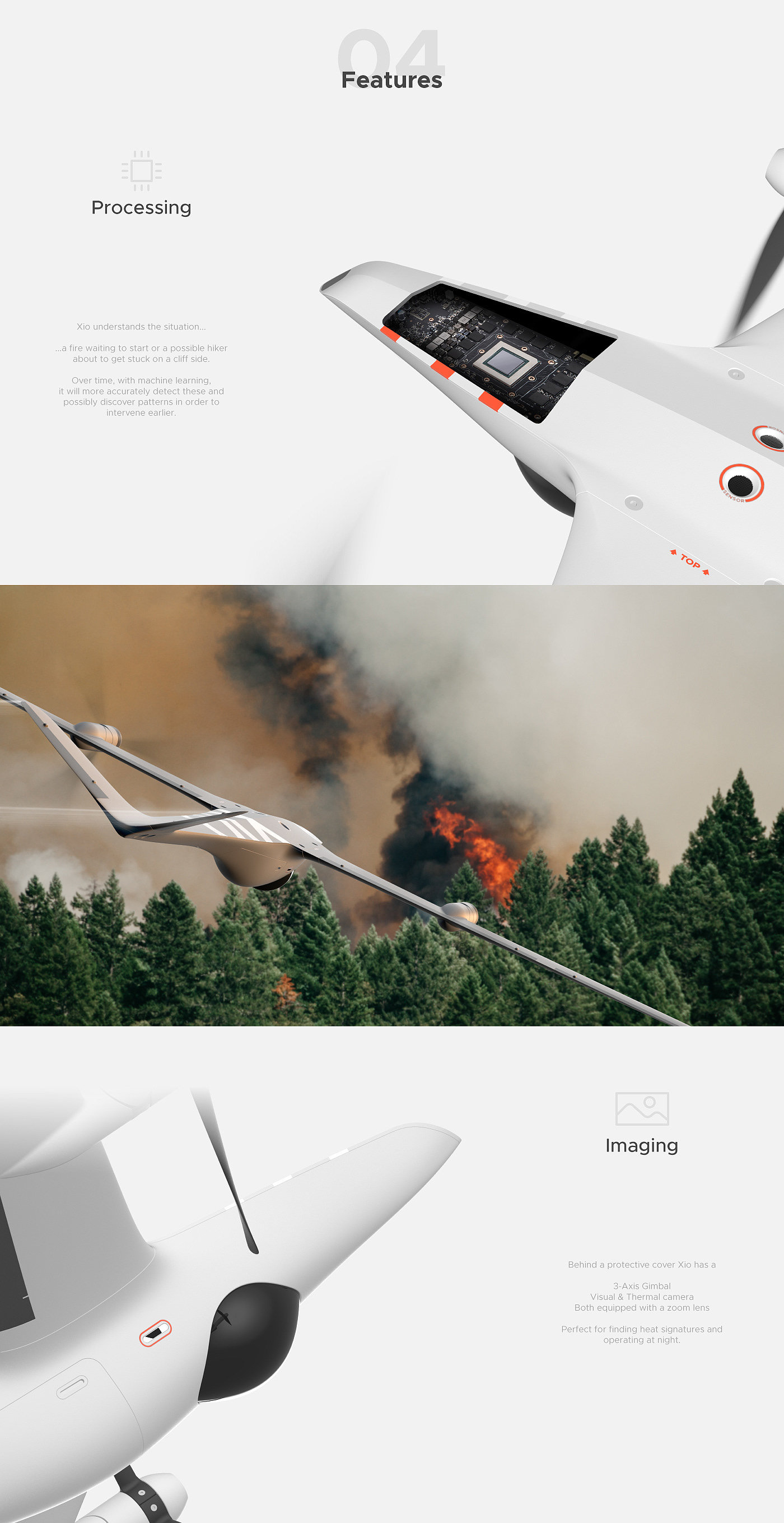 white，Unmanned detector，Xio，