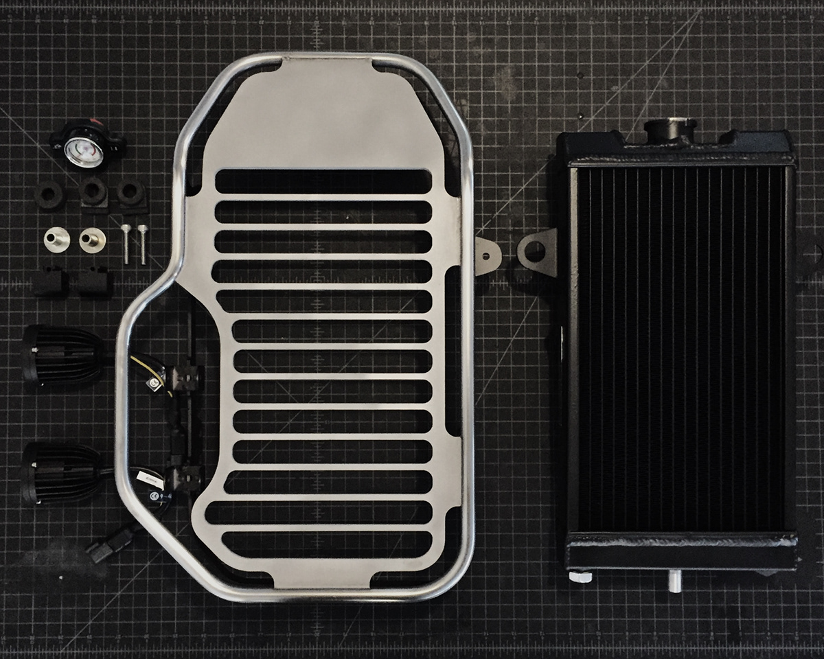 Off-road vehicle，motorcycle，radiator，