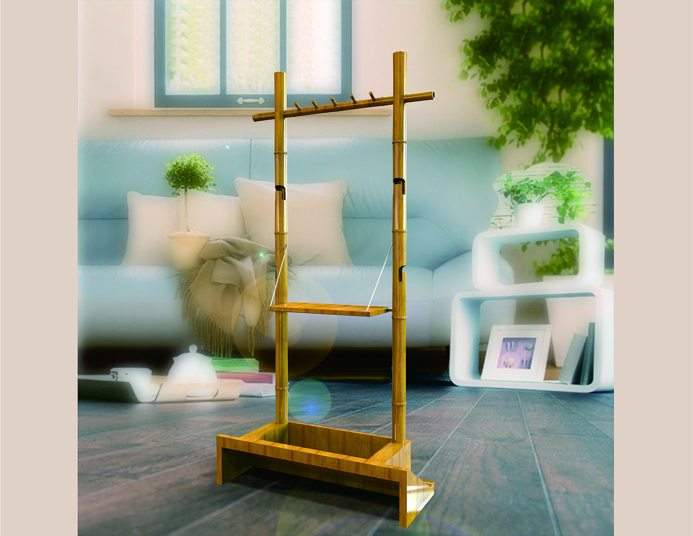 Bamboo and wood home，multi-function，Quiet and natural，