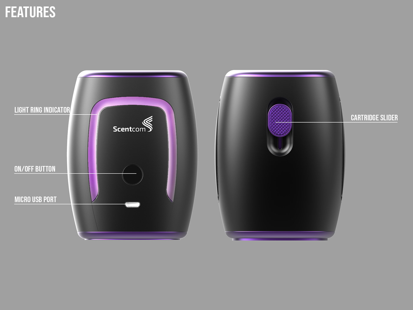 Portable，Perfume diffuser，Tom Sela，app，