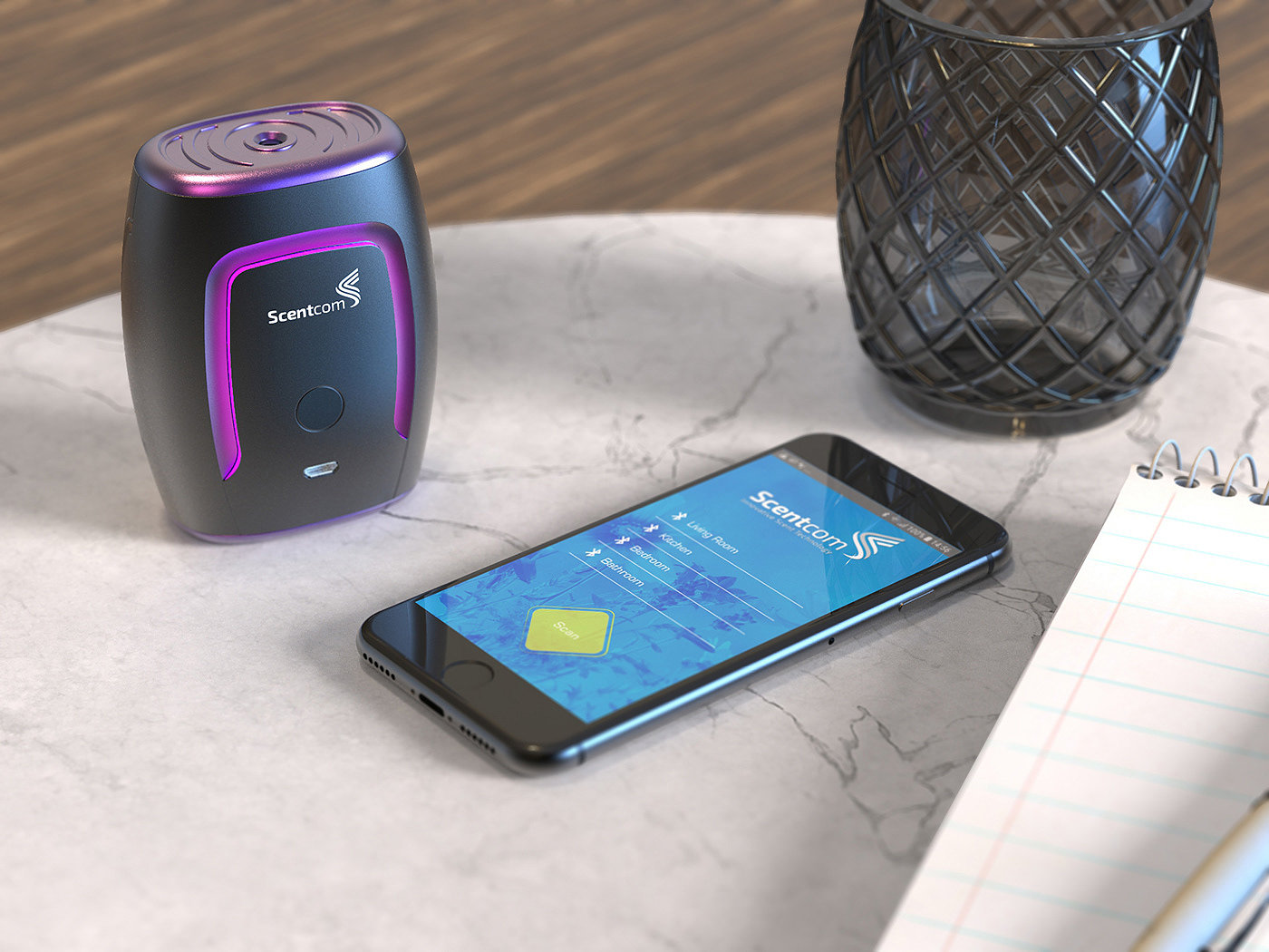 Portable，Perfume diffuser，Tom Sela，app，