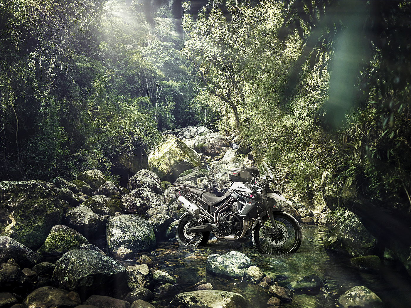 cgi，Triumph Tiger，motorcycle，Wonder Vision ™，