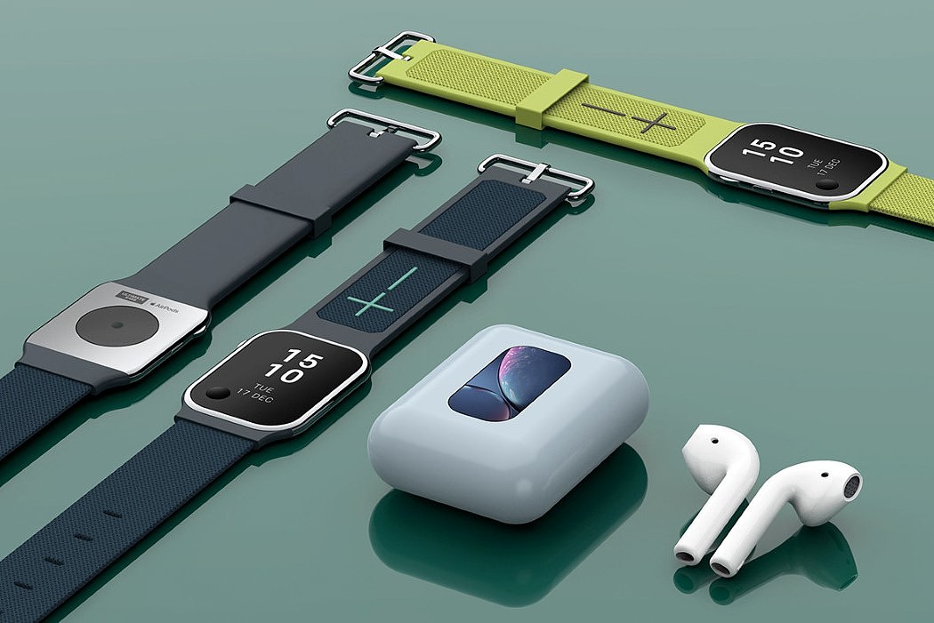 electronic product，Intelligent Watch，Airplads box，