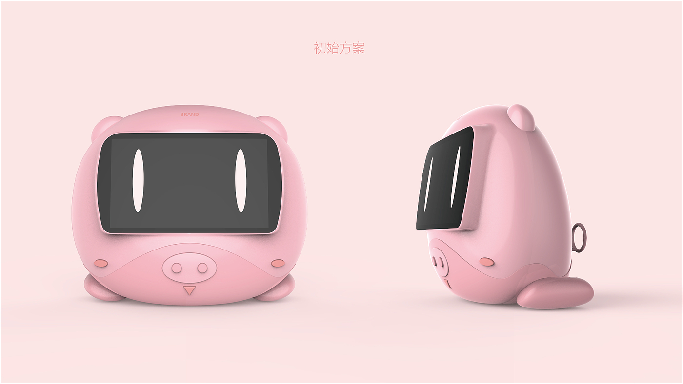 Mellow，Simplicity，lovely，children，accompany，intelligence，Little pig，robot，