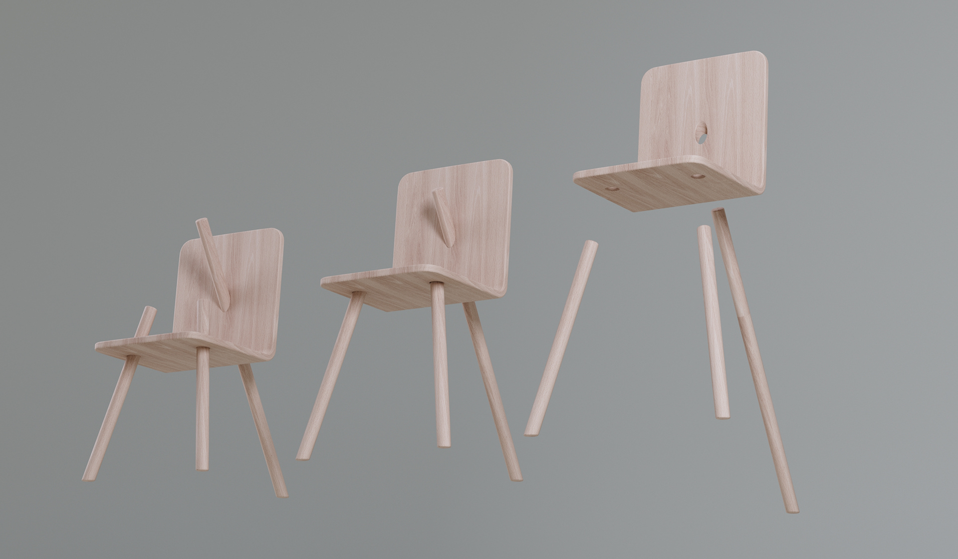 wooden ，chair，vWHAT IF chair，