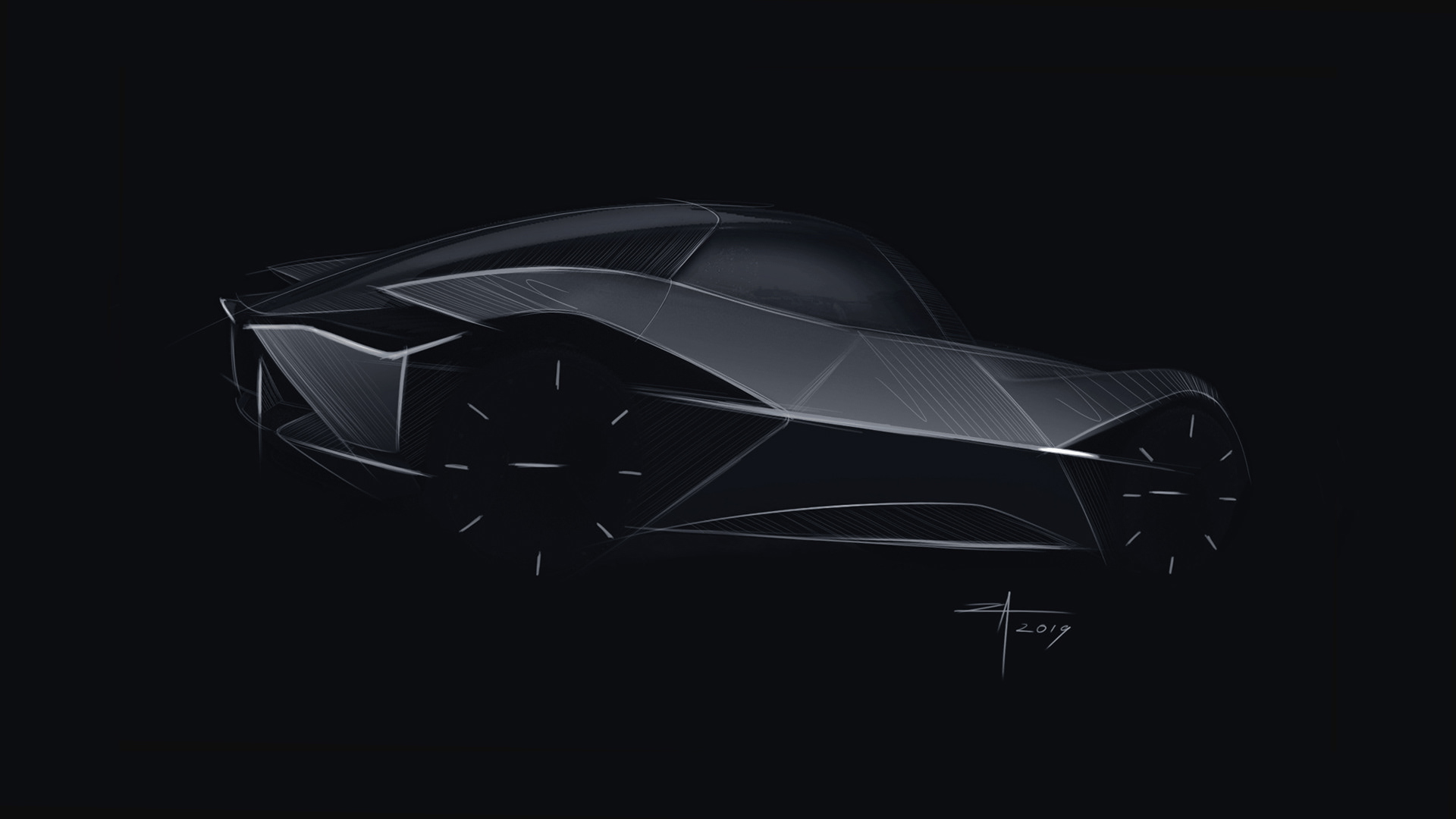 black，Sports car，S E A T - Vision GT，