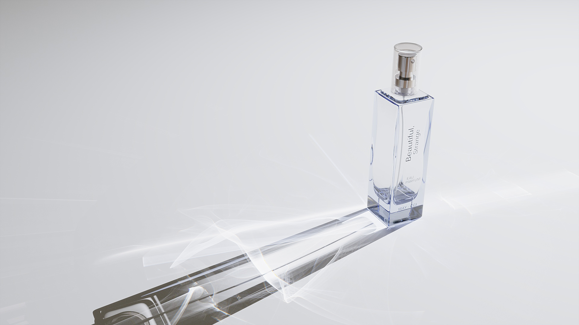 Perfume bottle，Glass，packing design，