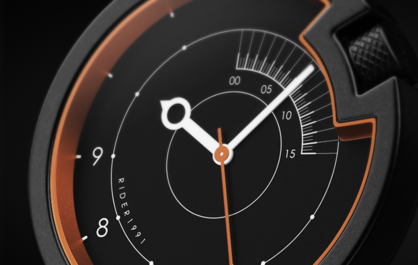 design sketch，Wrist watch，rider 1991，