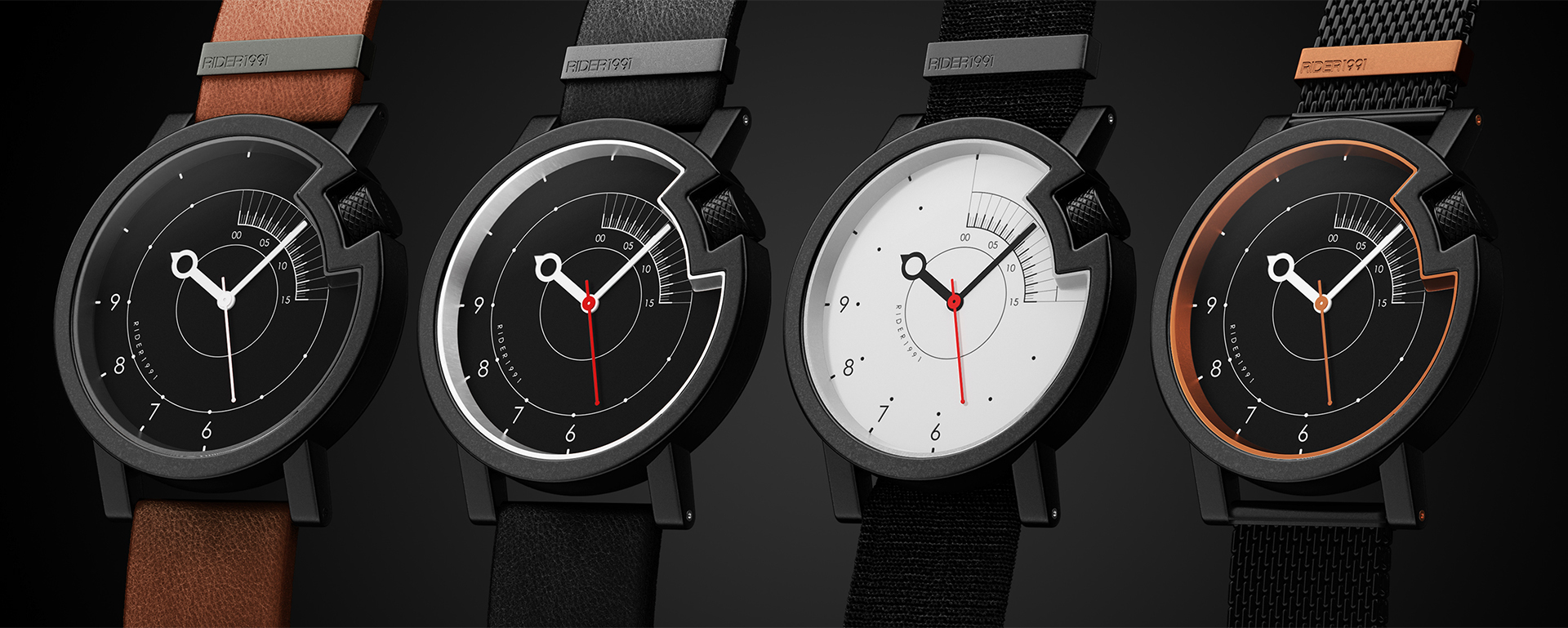 design sketch，Wrist watch，rider 1991，