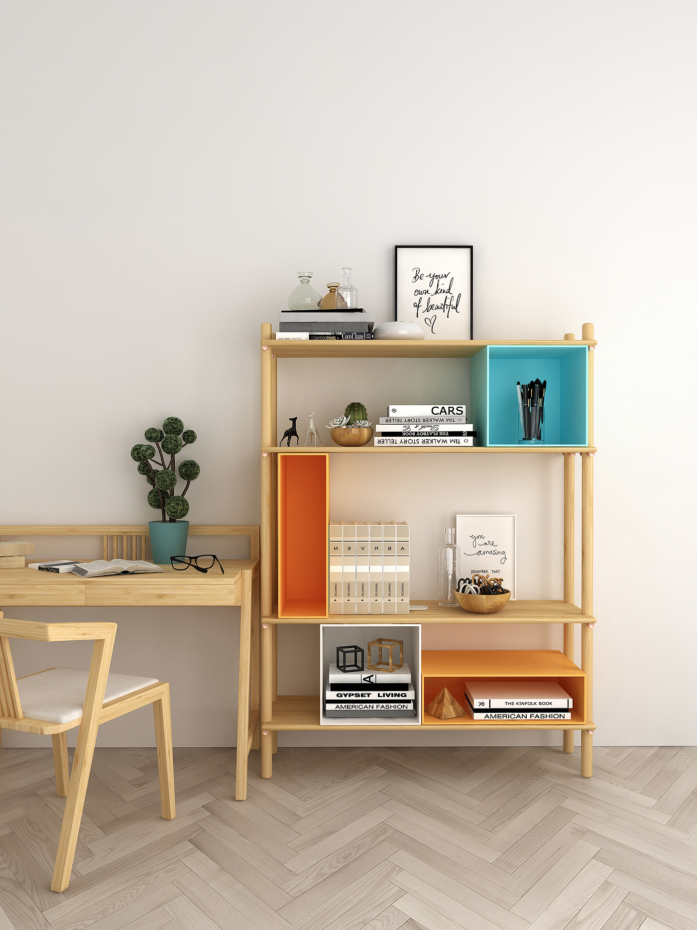furniture，bookshelf，Storage rack，Study，