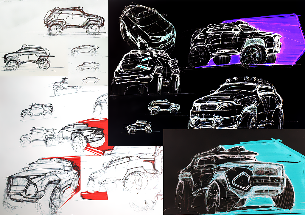 Off-road vehicle，Automobile design，kamaz，