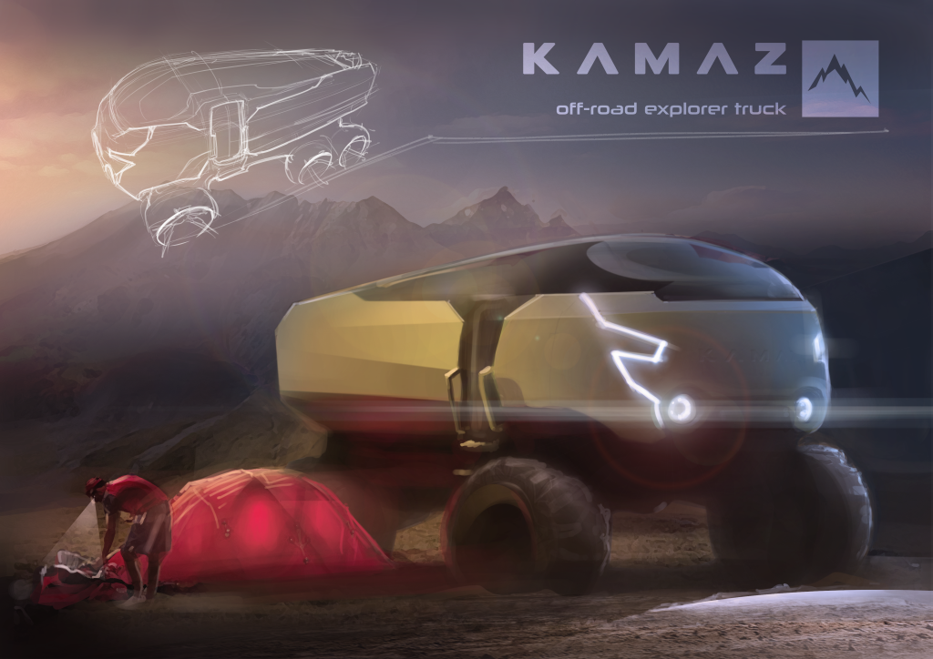 Off-road vehicle，Automobile design，kamaz，