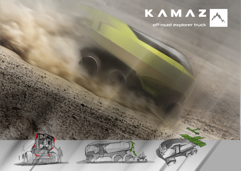 Off-road vehicle，Automobile design，kamaz，