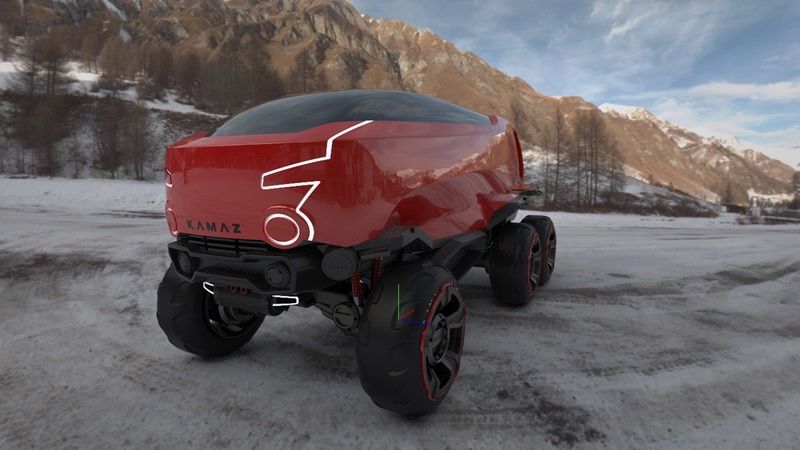 Off-road vehicle，Automobile design，kamaz，