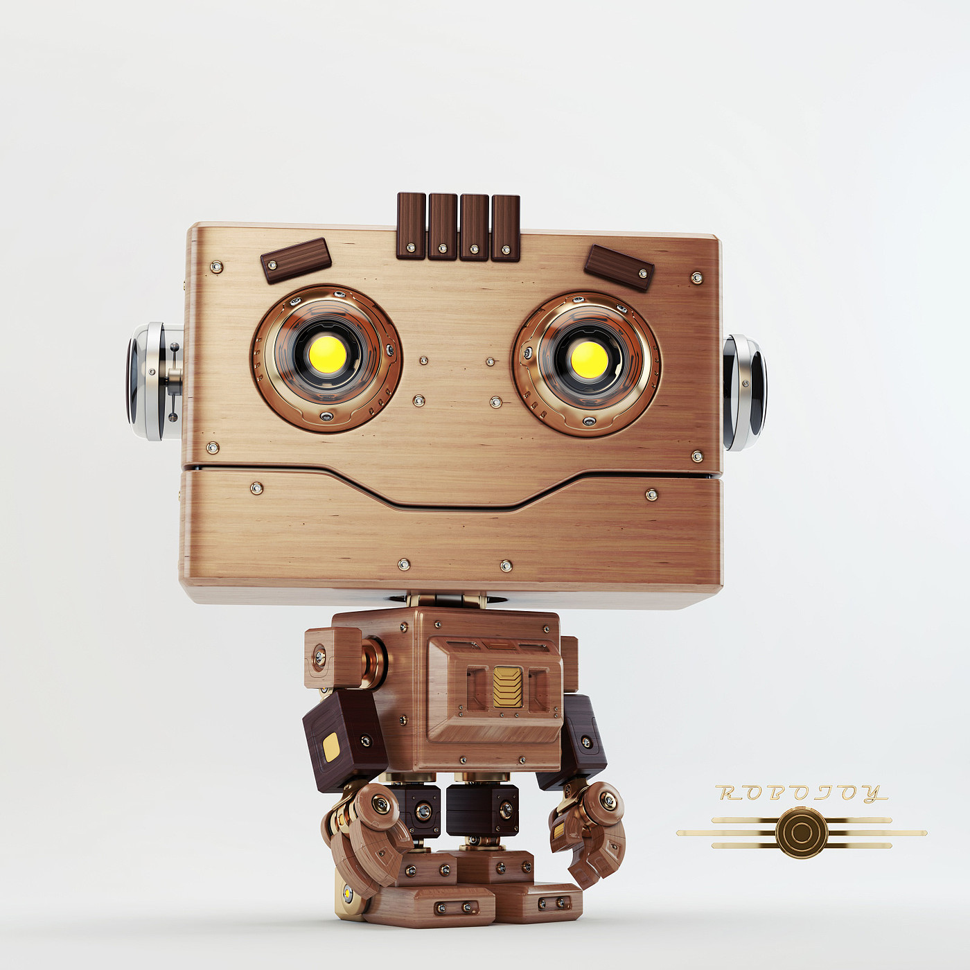 Render，Retro robot toys，robot，
