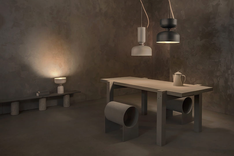 pebble，Lamp design，Minimalist design ，